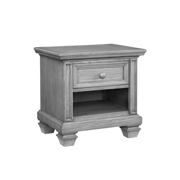 Soho Baby Richmond 1-Drawer Nightstand | Brushed Gray