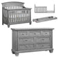 Oxford Baby Richmond 4-Piece Nursery Set Brushed Gray