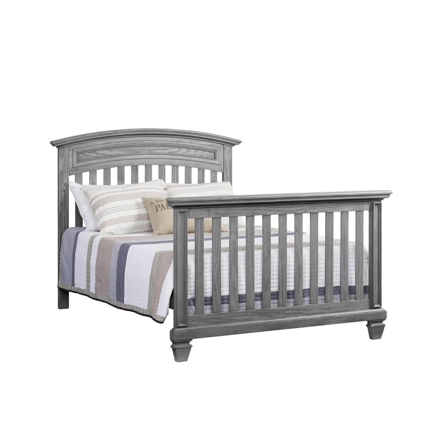 Soho Baby Richmond Full Bed Conversion Kit | Brushed Gray