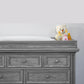 Soho Baby Richmond Changing Topper For 7-Drawer Dresser | Brushed Gray