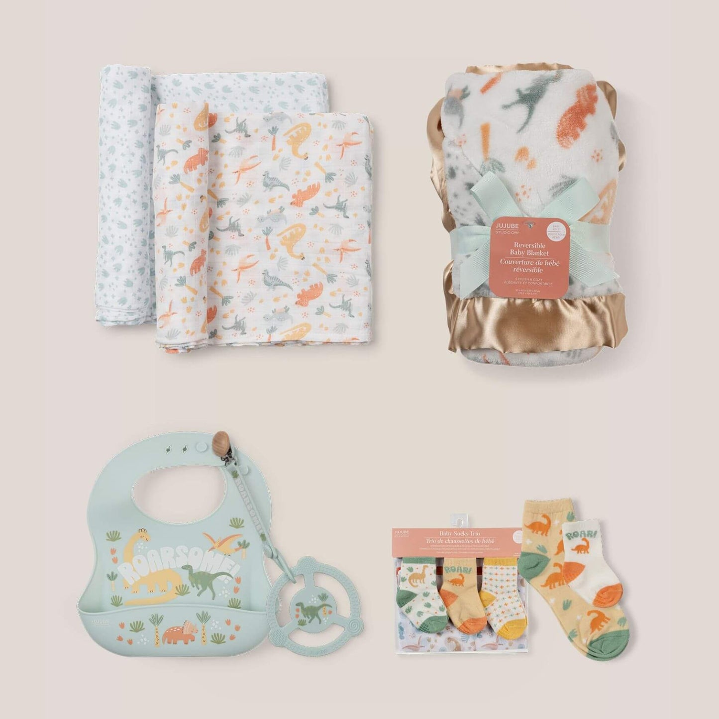 JuJuBe Everyday Essentials Baby Bundle - Roarsome
