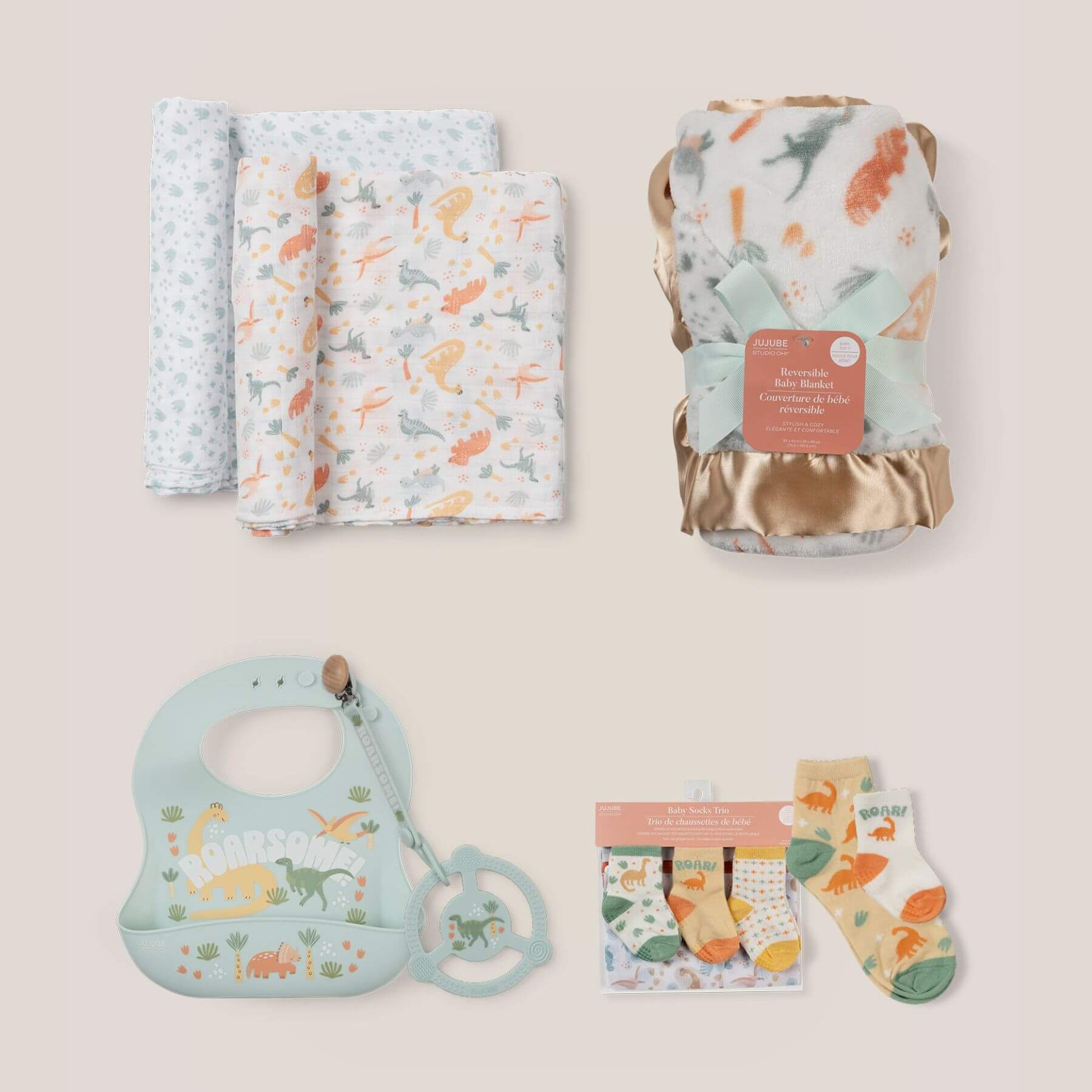 JuJuBe Everyday Essentials Baby Bundle - Roarsome
