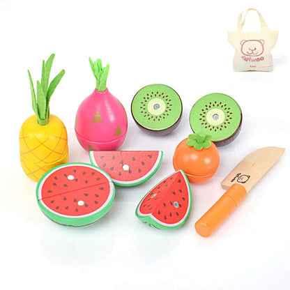 RocketBaby USA Wooden Pretend Play Food | Fruit Set B