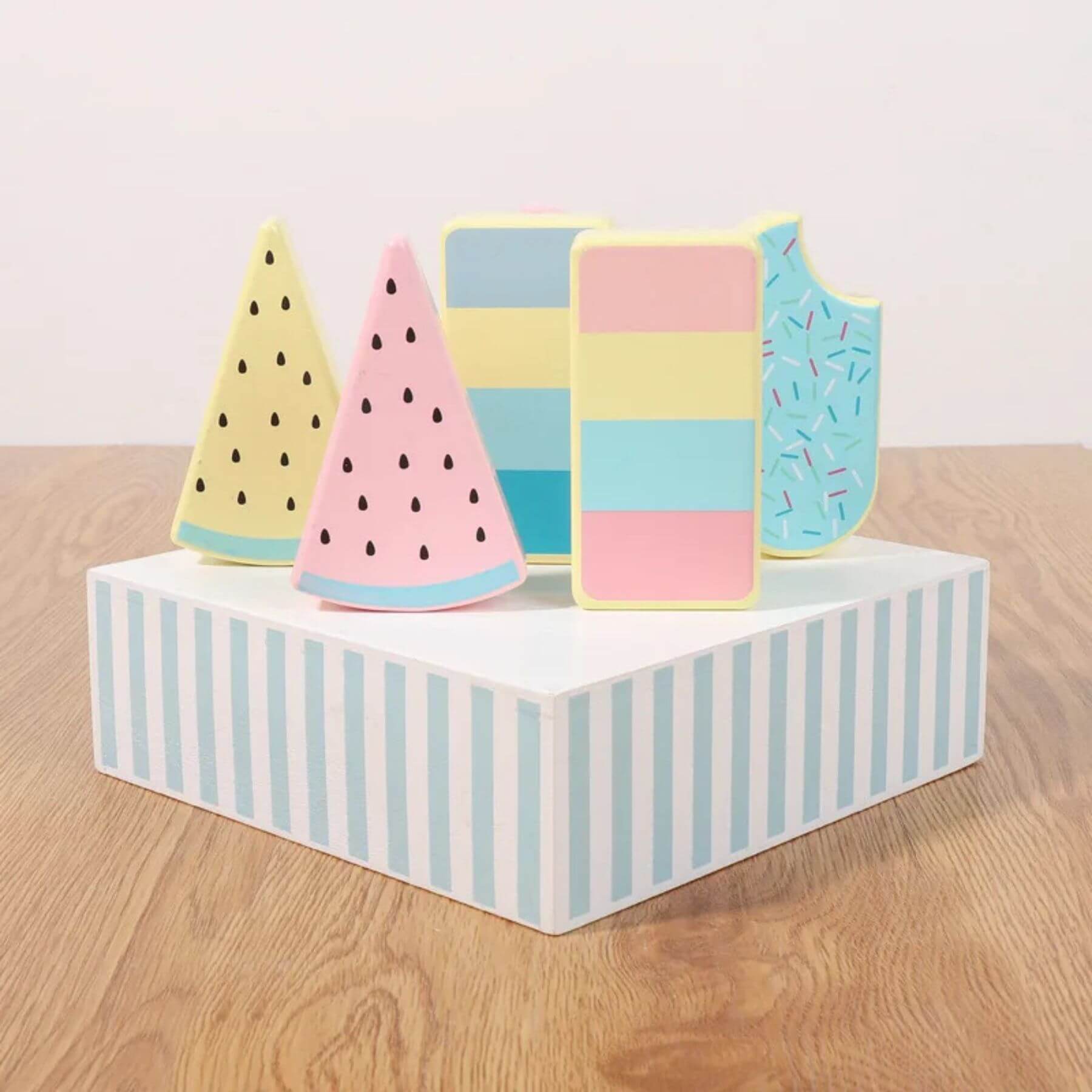 RocketBaby USA Wooden Pretend Play Food | Ice Cream