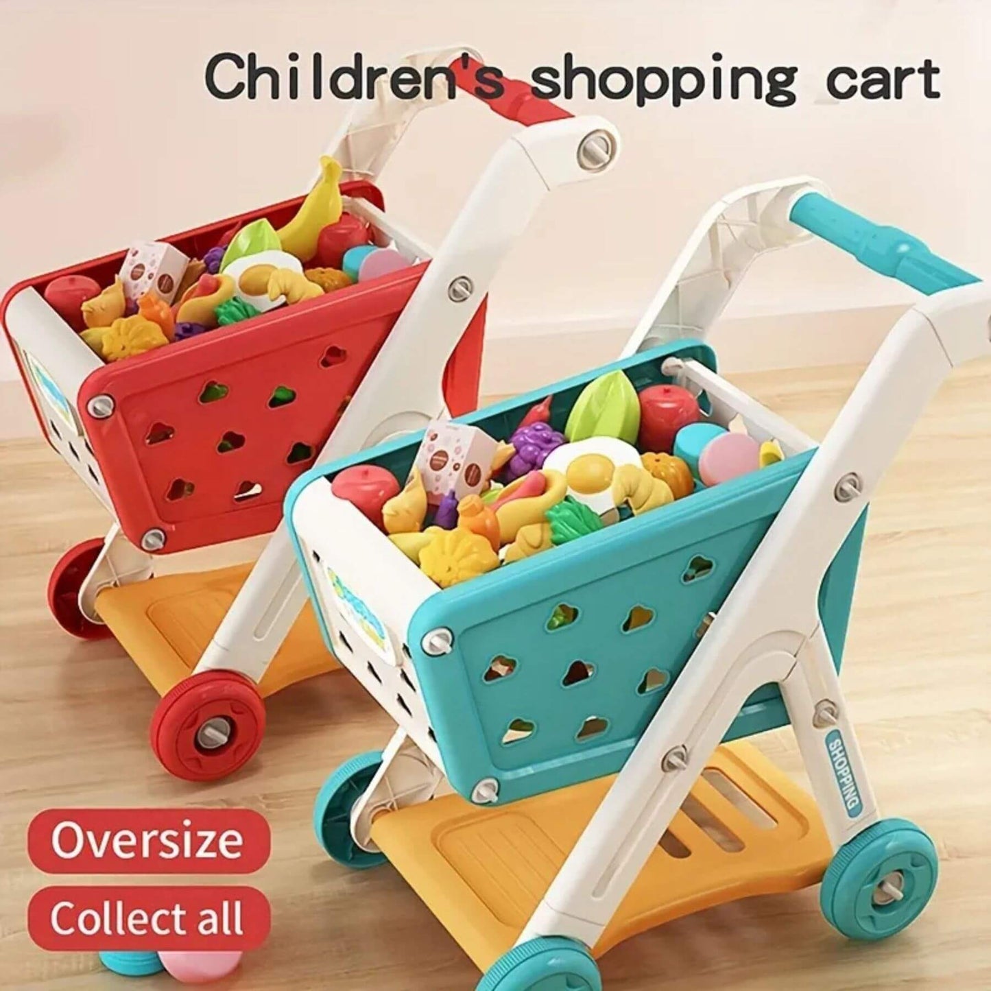 RocketBaby USA Shopping Cart Toy