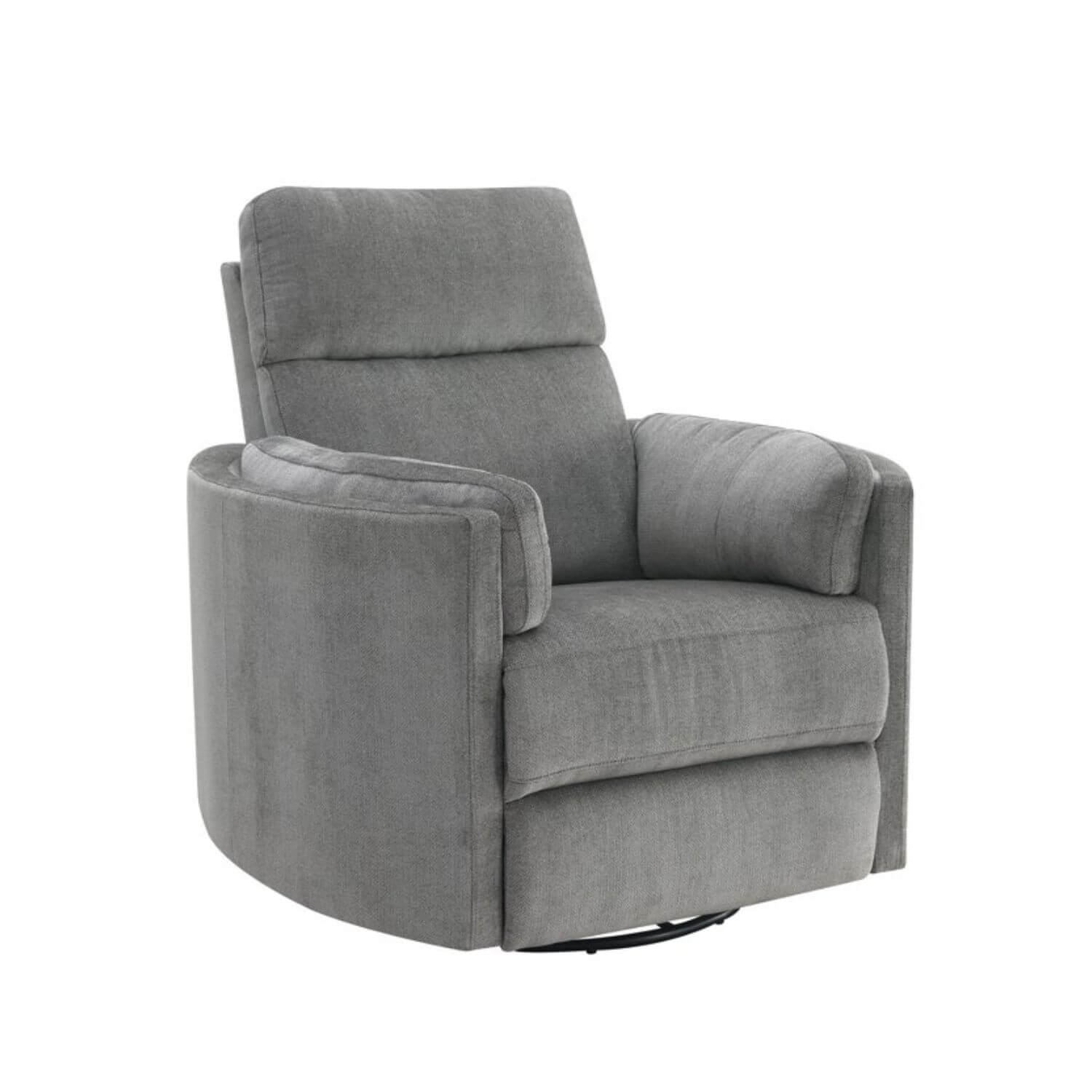 ACME Sagen Wooden Swivel Glider Recliner | Charcoal