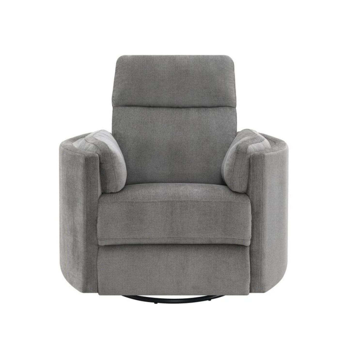 ACME Sagen Wooden Swivel Glider Recliner | Charcoal