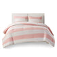 Sammie Cotton Cabana Stripe Reversible Comforter Set Pink