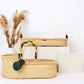 Plum+Sparrow Savannah African Moses Basket on a white background