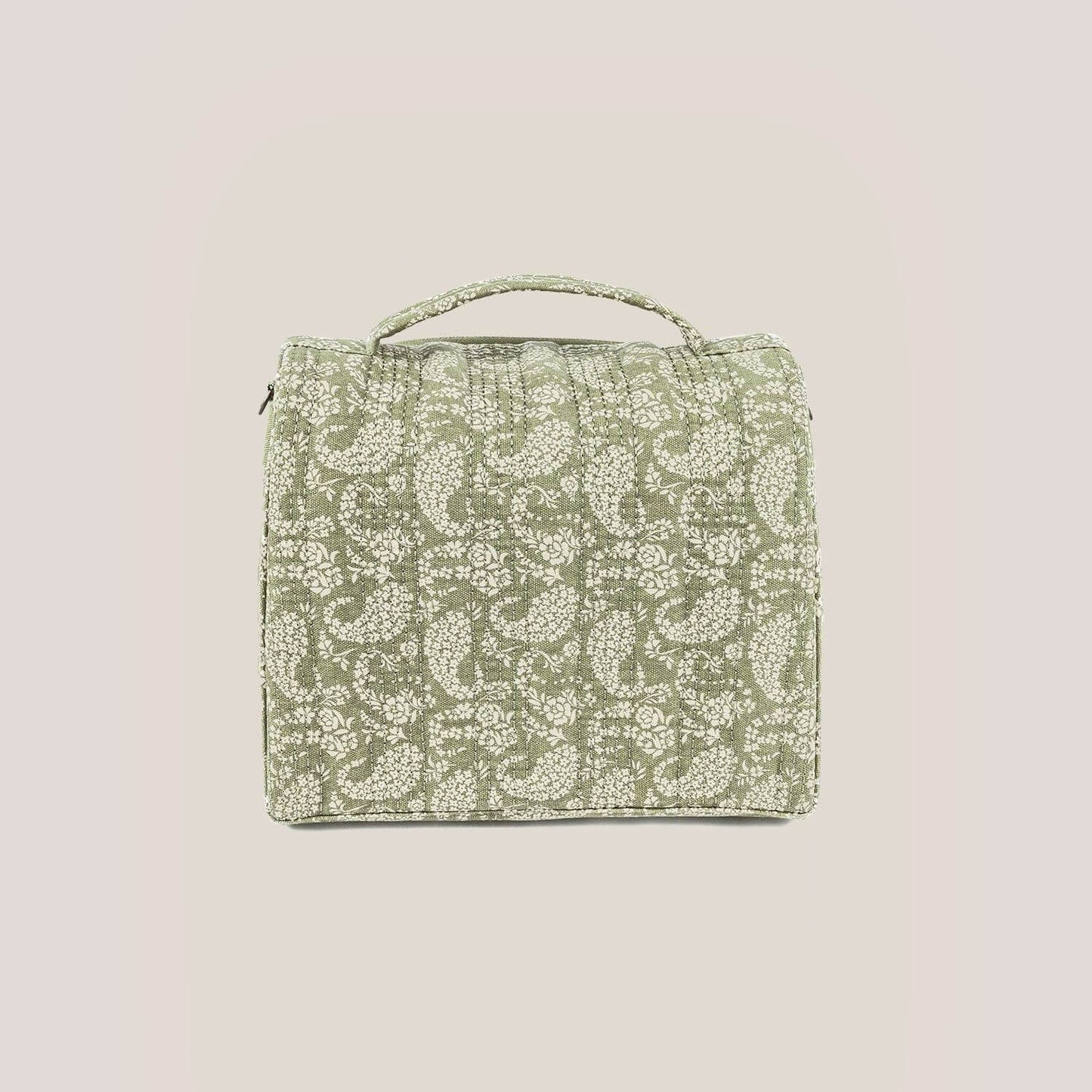 Back Side of Sazan + JuJuBe Insulated Bottle Bag - Paisley Floral