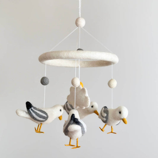 Ganapati Crafts Co. Felt Baby Mobile - Seagull