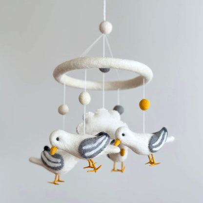 Ganapati Crafts Co. Felt Baby Mobile - Seagull