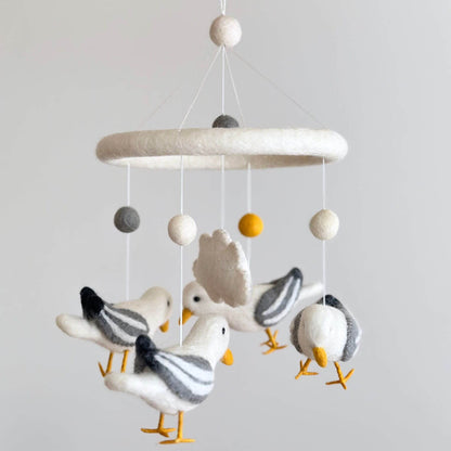Ganapati Crafts Co. Felt Baby Mobile - Seagull