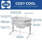 Sealy Cozy Cool Breathable 2-in-1 Baby Bassinet and Bedside Sleeper - Features