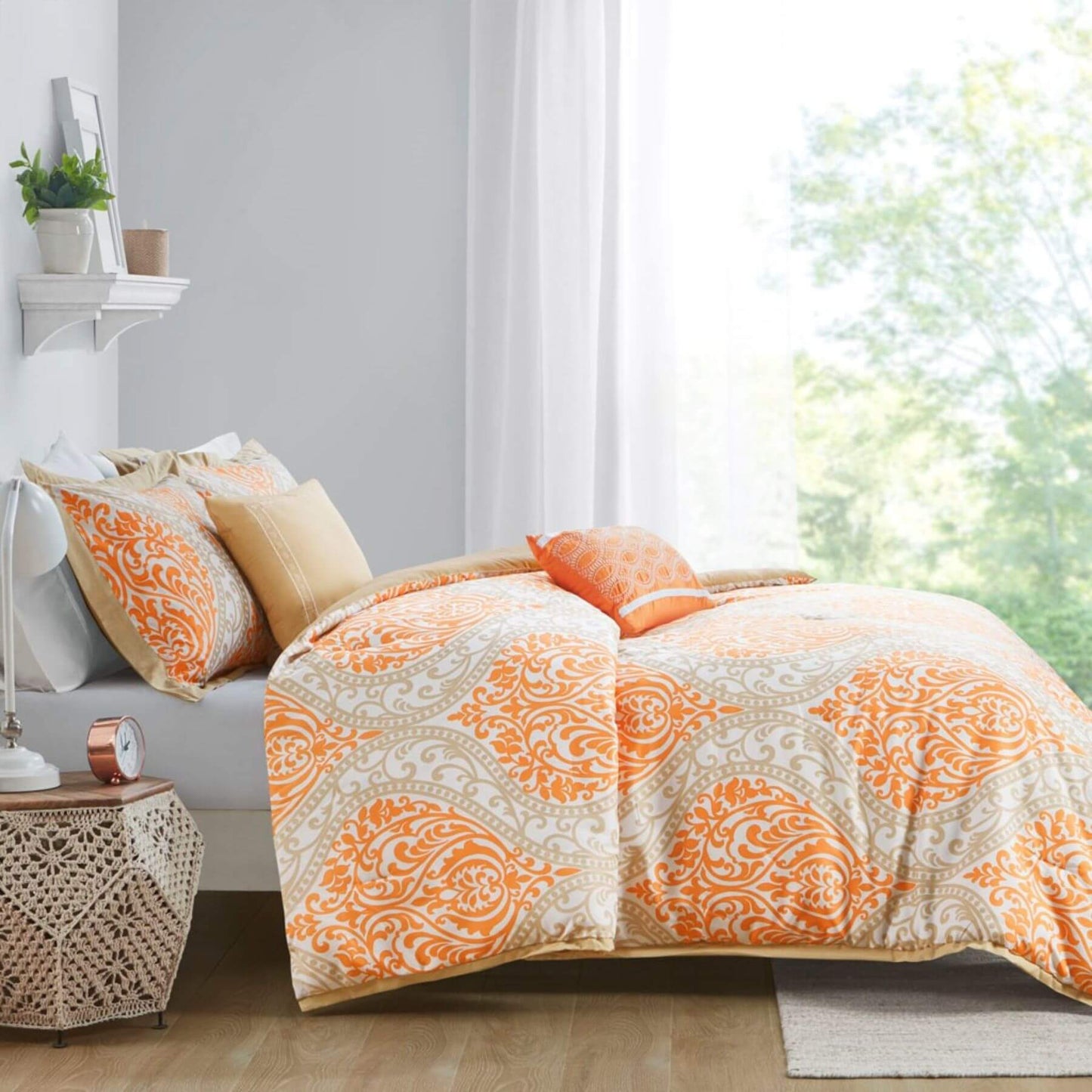 Senna Comforter Set Orange