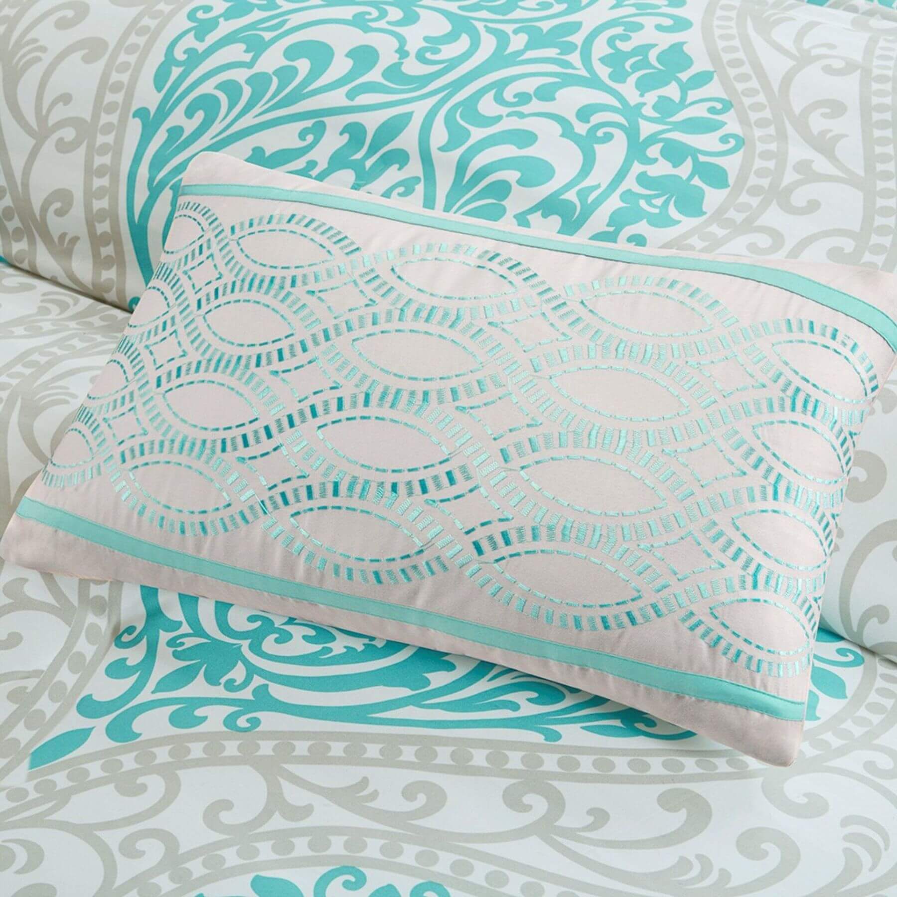 Senna Decorative Pillow Aqua