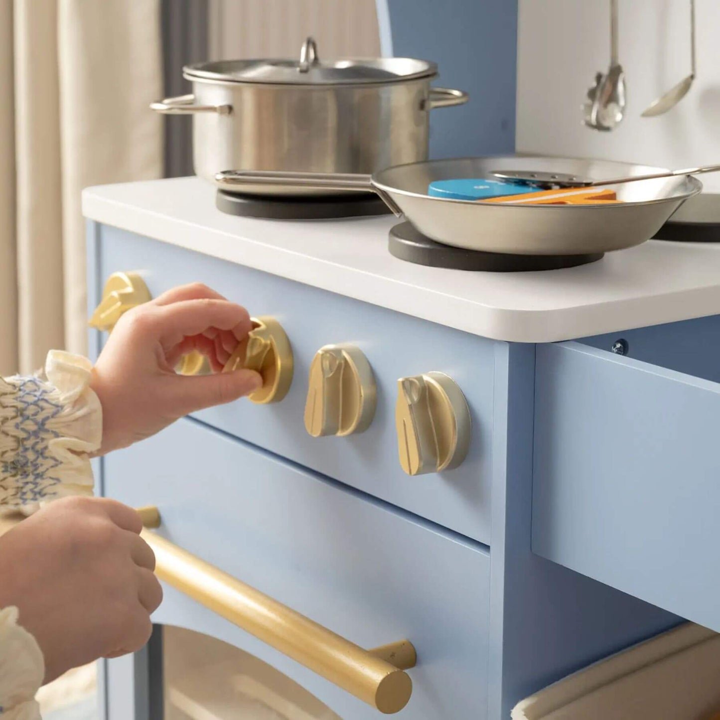 Tiny Land® Serenity Play Kitchen Lagoon Blue 