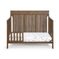 Shailee 4-in-1 Convertible Crib Brown/Brown Stone