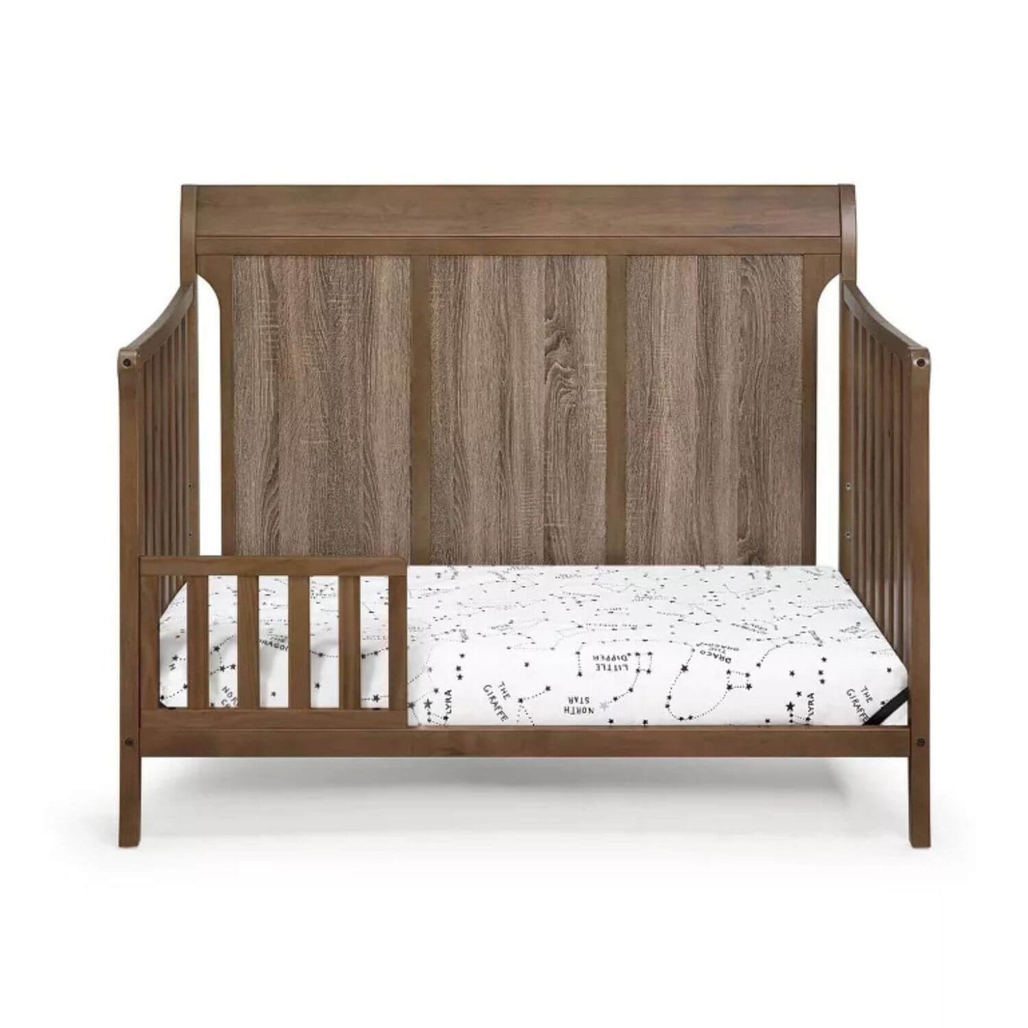 Shailee 4-in-1 Convertible Crib Brown/Brown Stone