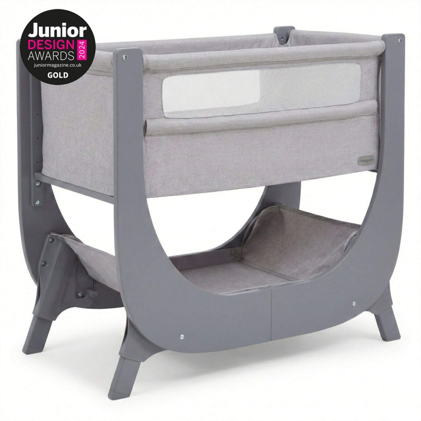 Shnuggle Air Lite Bedside Bassinet - Gray