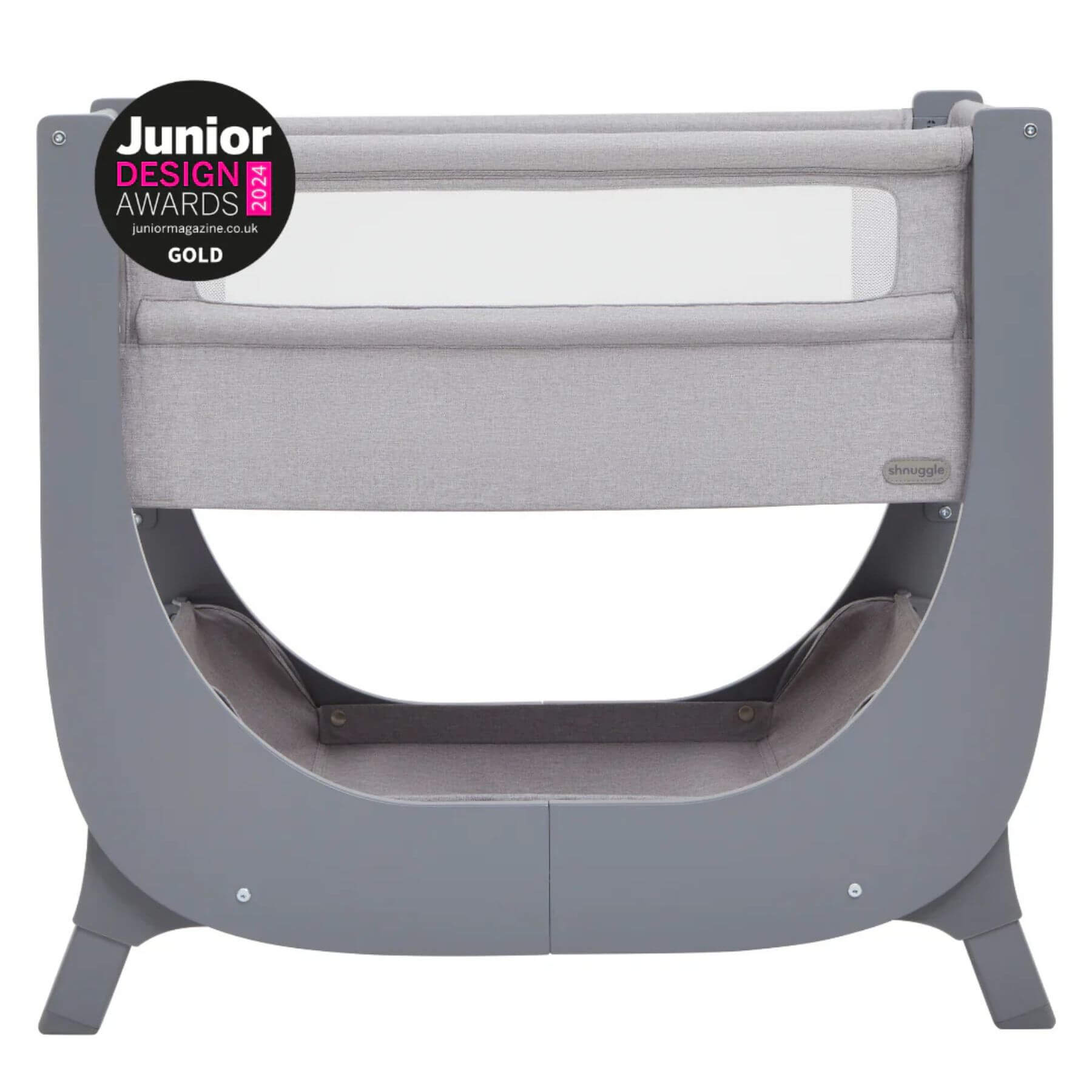 Shnuggle Air Lite Bedside Bassinet - Gray