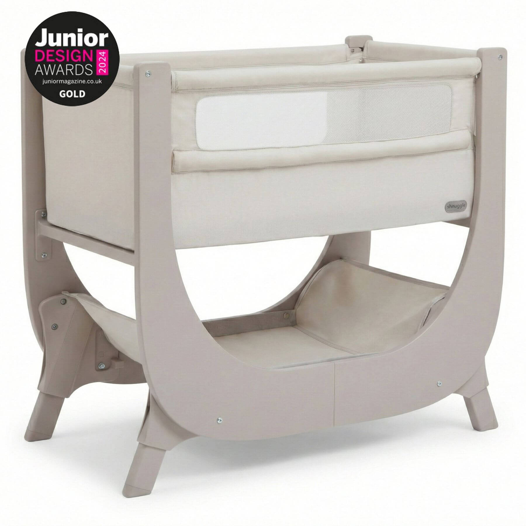 Shnuggle Air Lite Bedside Bassinet - Taupe