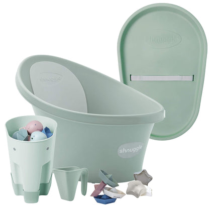 Shnuggle Bath & Change Bundle Eucalyptus