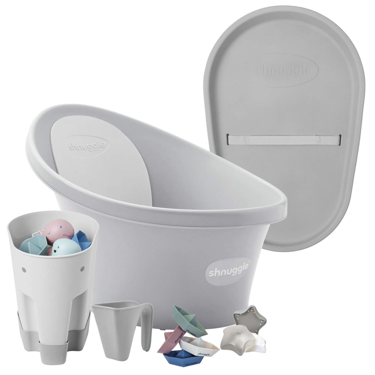 Shnuggle Bath & Change Bundle Grey