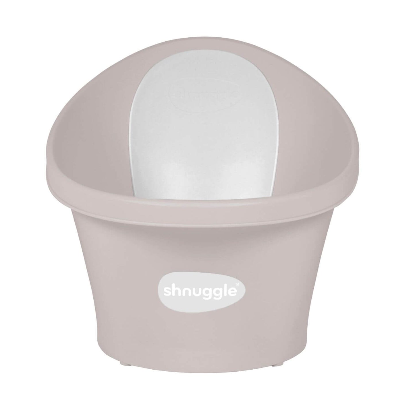 Baby seat with 'shnuggle' branding on a white background