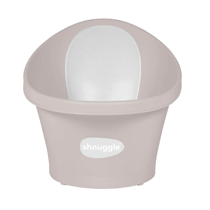 Baby seat with 'shnuggle' branding on a white background
