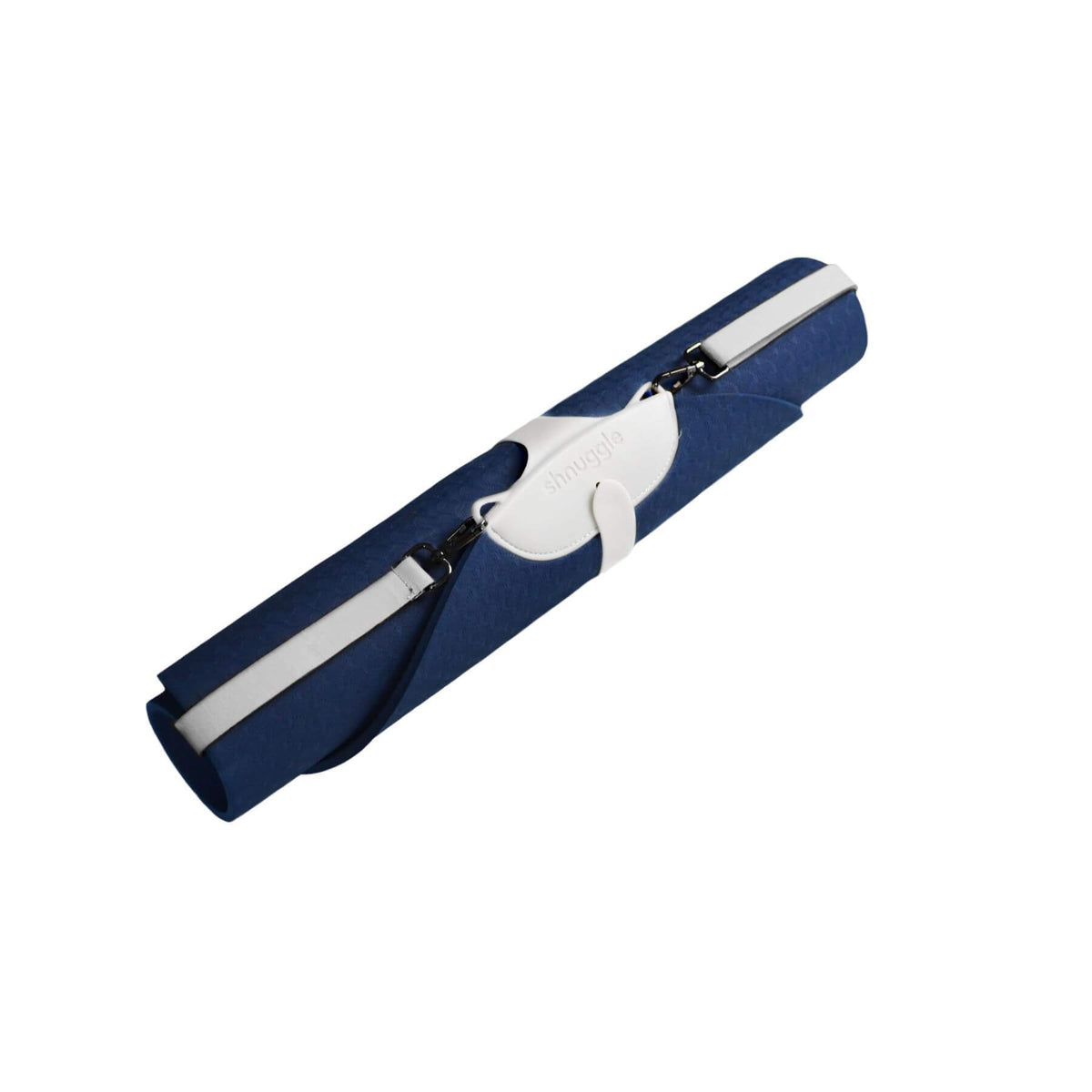 Rolled-up Shnuggle Portable Changing & Play Mat - Blue