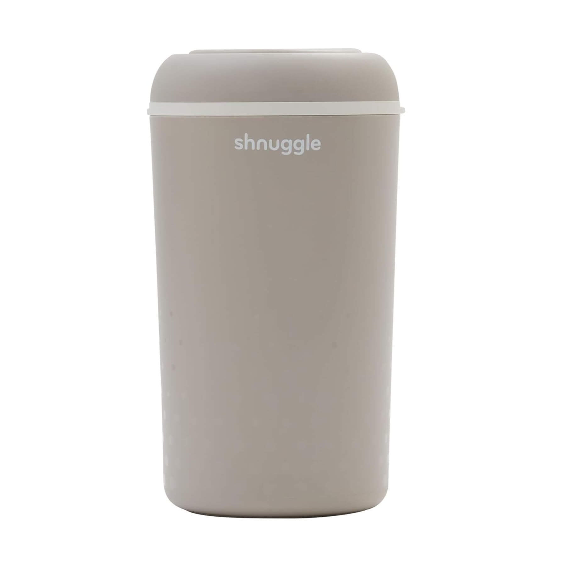 Shnuggle Eco-Touch Nappy Bin Diaper Pail - Taupe