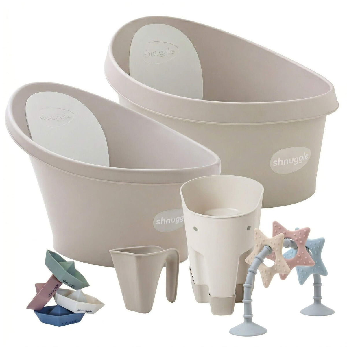 Shnuggle Splash & Grow Bundle - Taupe