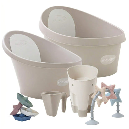 Shnuggle Splash & Grow Bundle - Taupe