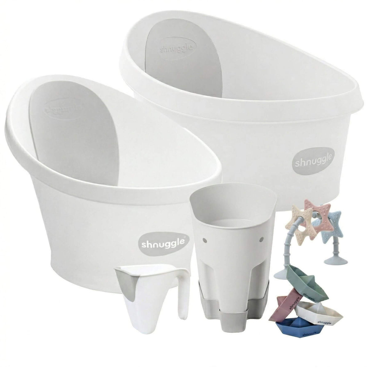 Shnuggle Splash & Grow Bundle - White