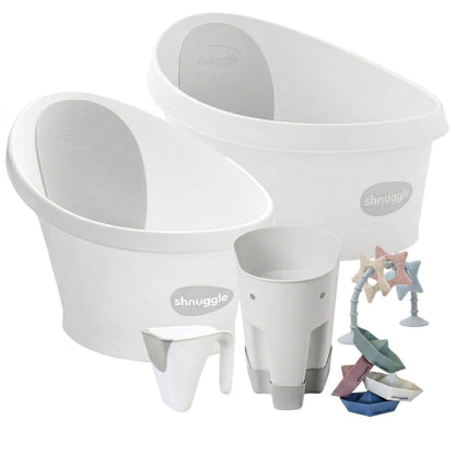 Shnuggle Splash & Grow Bundle - White