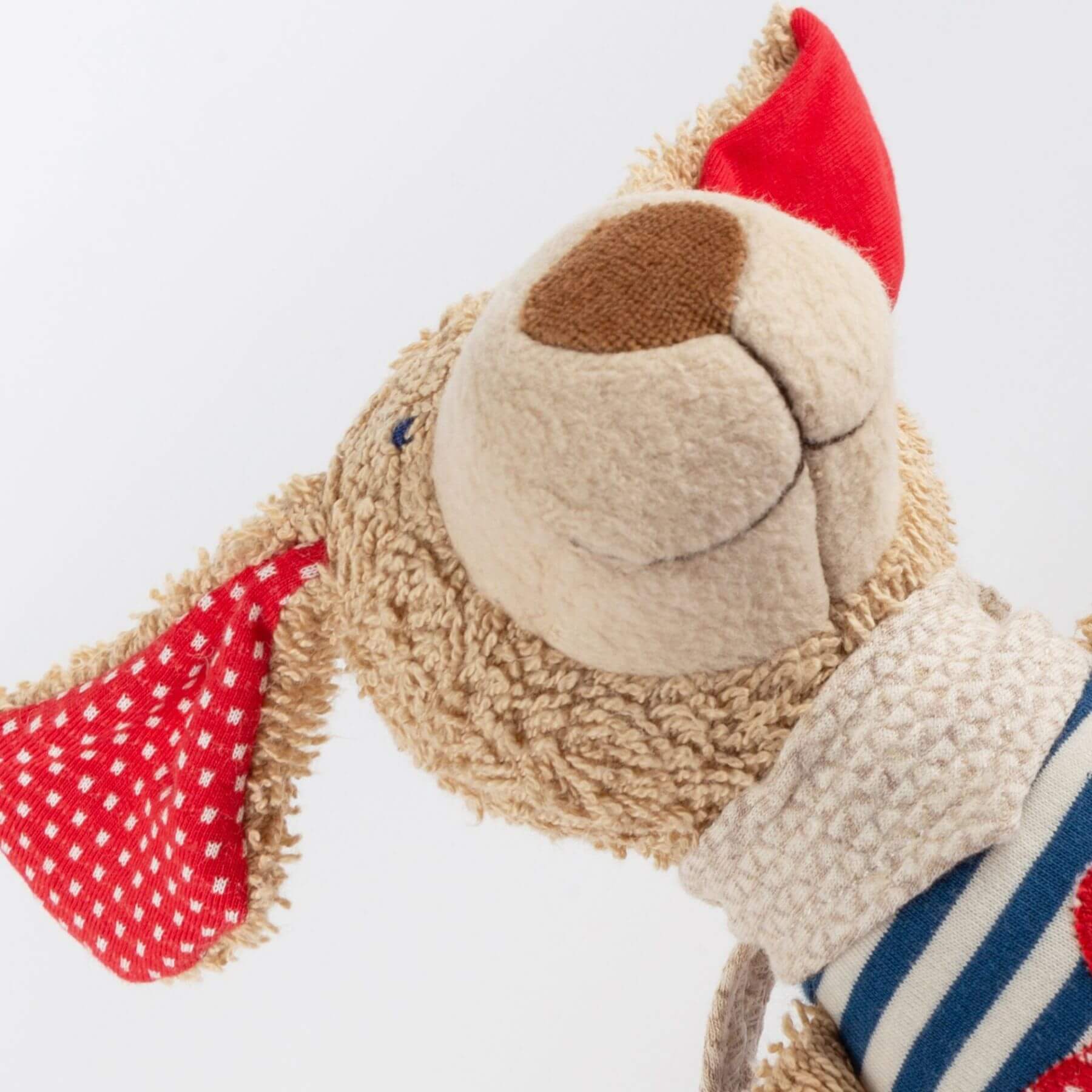 Close-up of sigikid Organic Dog Musical Toy