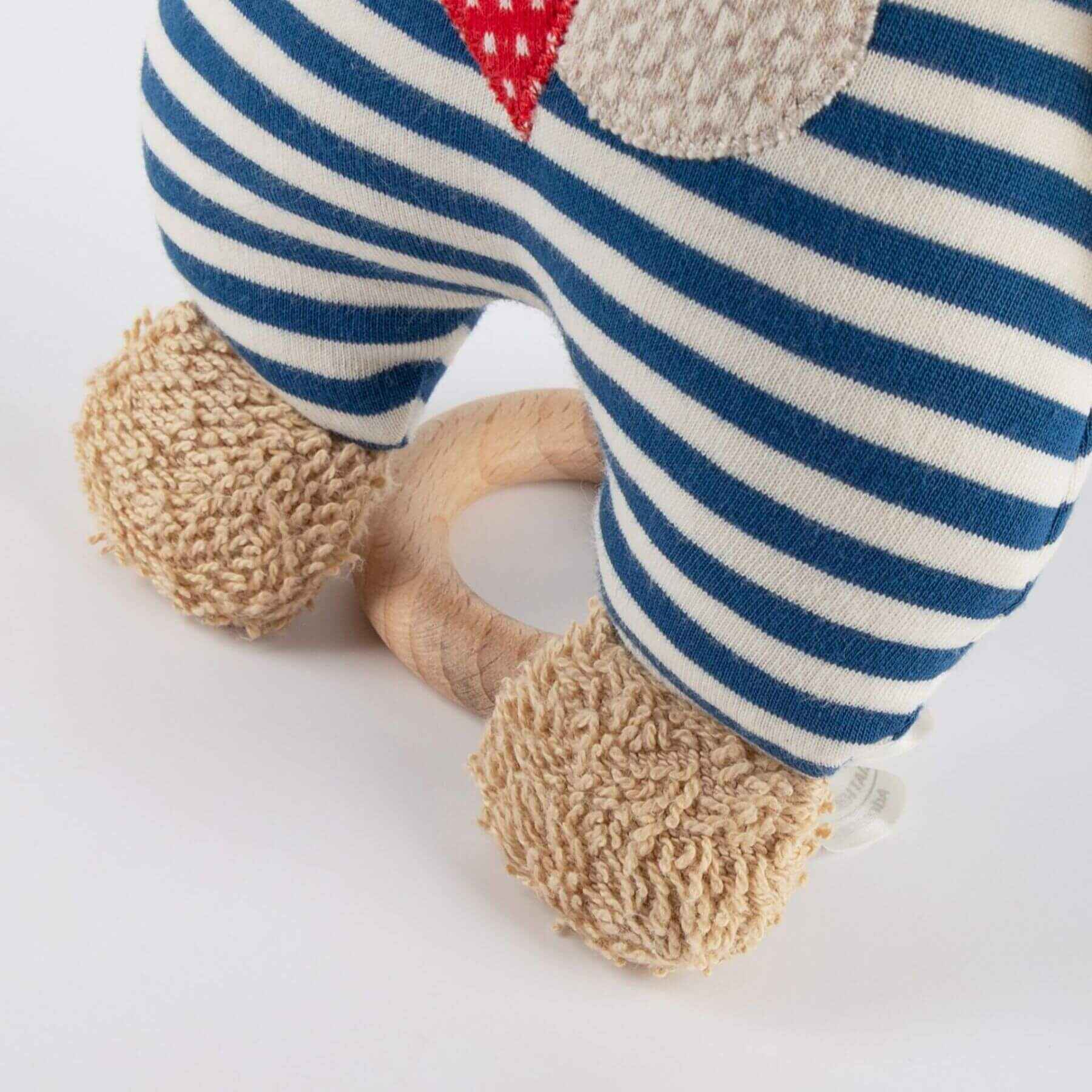 Close-up of sigikid Organic Dog Musical Toy