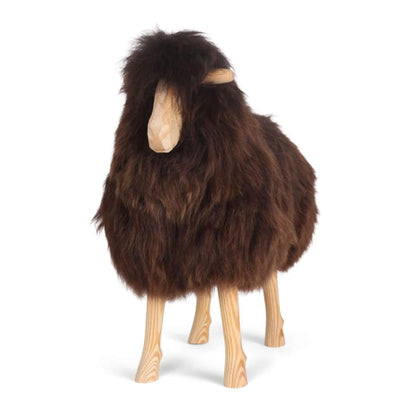 Signature Standing Sheep, Small, Natural Brown