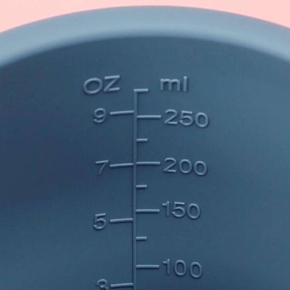 Close-up of Haakaa Silicone Sip-N-Snack Cup 8 oz