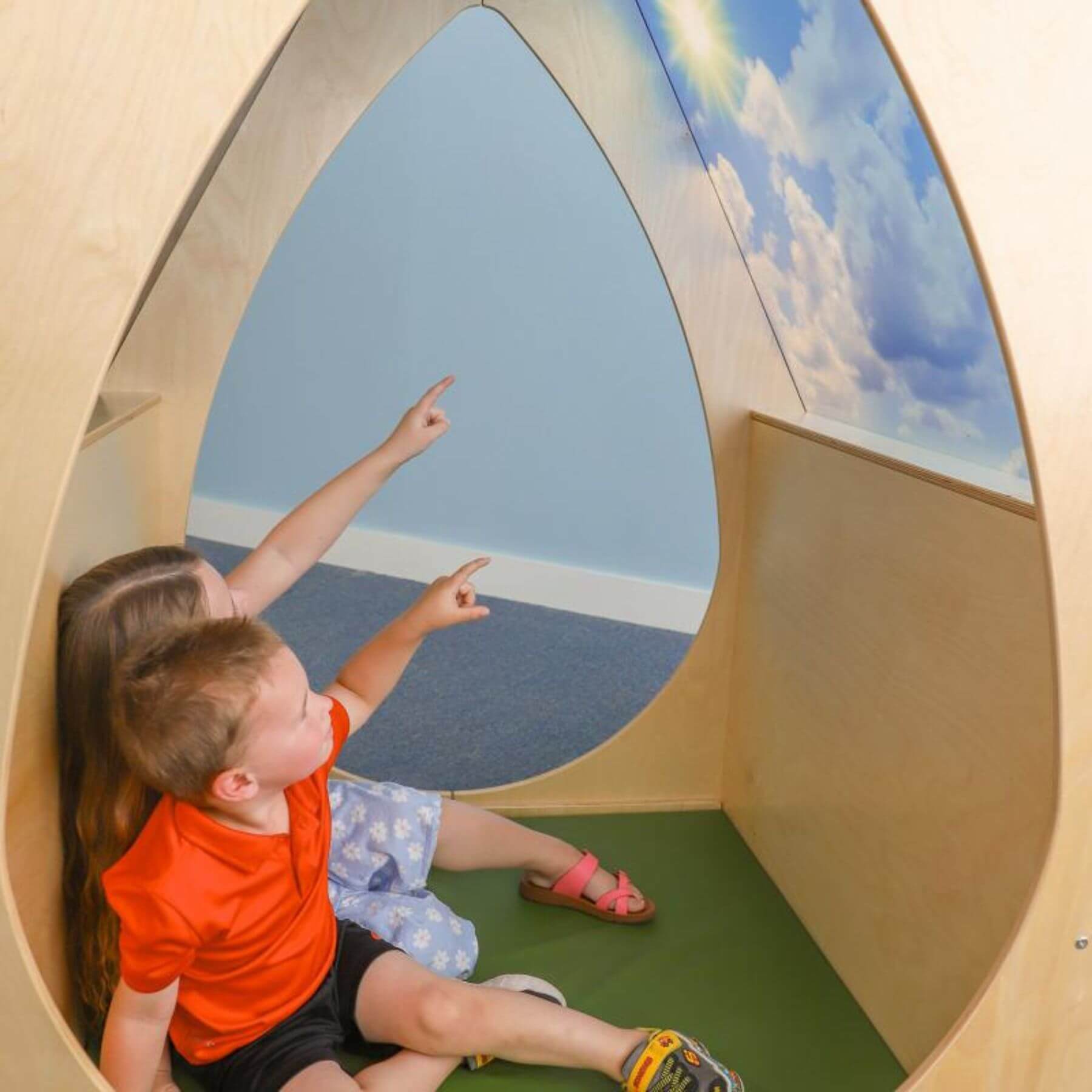 Kids Playing in Whitney Brothers Sky View Sanctuary