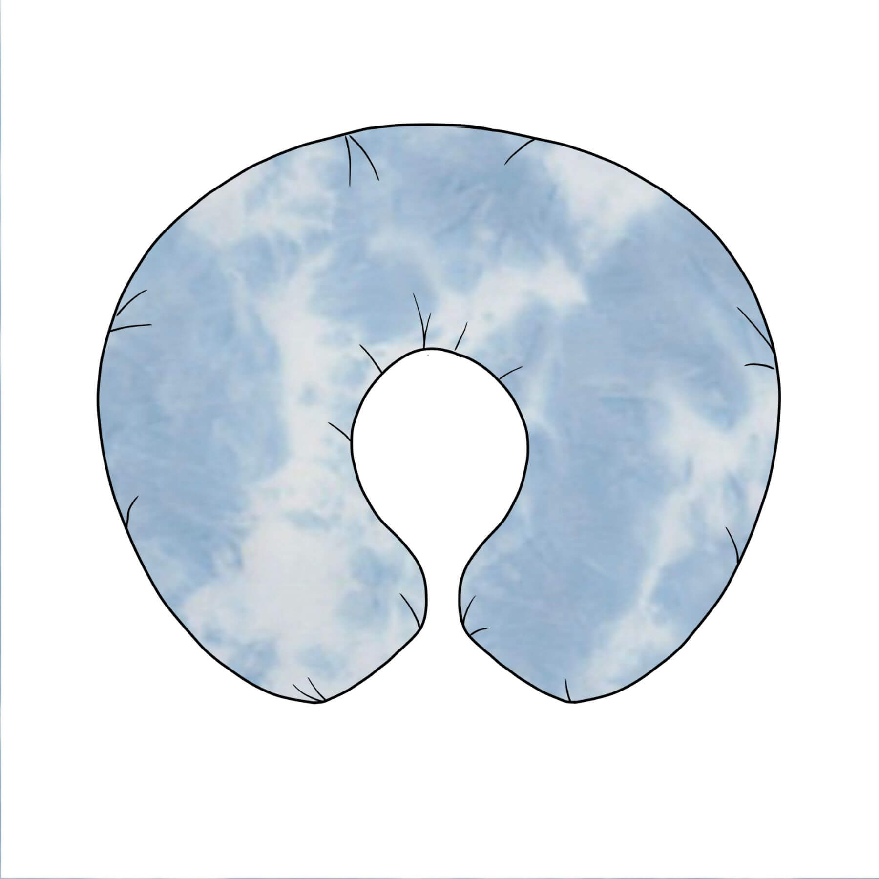 Little Mae & Co Sky Nursing Pillow Cover