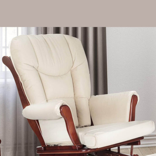 AFG Sleigh Glider Chair Cushions Beige