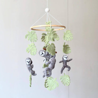 Ganapati Crafts Co. Sloth Baby Mobile