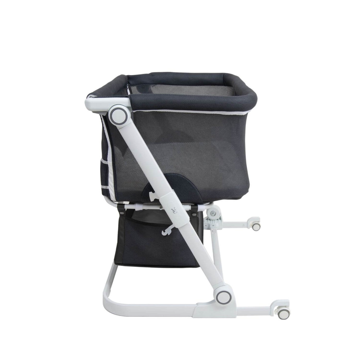 Venice Child Sunset Dreaming Bedside Bassinet | Gray - Side