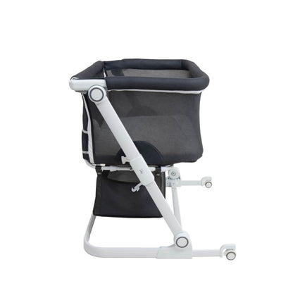 Venice Child Sunset Dreaming Bedside Bassinet | Gray - Side