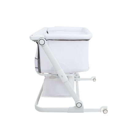 Venice Child Sunset Dreaming Bedside Bassinet | White - Side