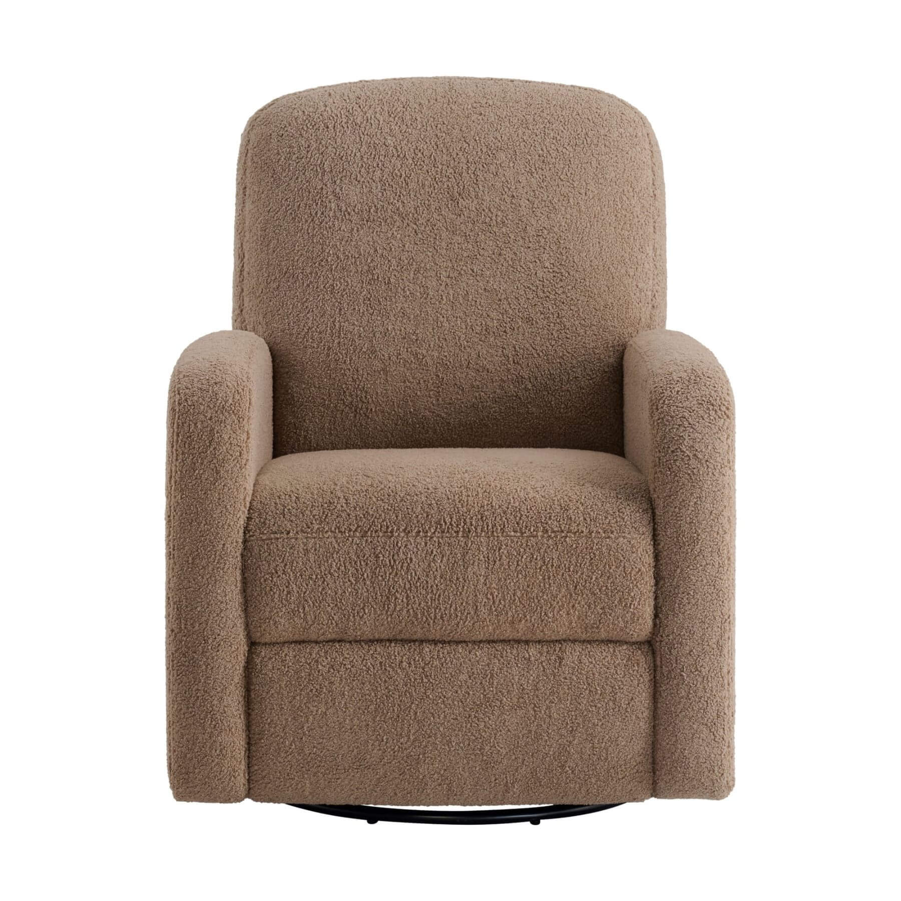 Front view of Oxford Baby Snuggly Glider - Teddy Brown