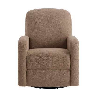 Front view of Oxford Baby Snuggly Glider - Teddy Brown