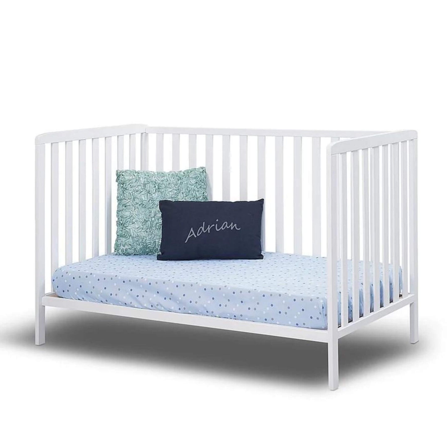 Sorelle Adrian Crib White - Converted into a daybed